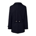 thumbnail image 5 of Gibobby Women's Double Breasted Long Trench Coat Windproof Classic Lapel | Side Pocket Thin Coat With Belt.(Navy,XL), 5 of 5