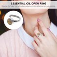 thumbnail image 3 of AURARMLET Huile Essentielle Bague Réglable en Acier Inoxydable pour Usage Quotidien, 3 of 8