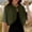 Green, variant on Women's 3/4 Sleeves See-Through Open-Front Chiffon Blush Cardigan Shawl