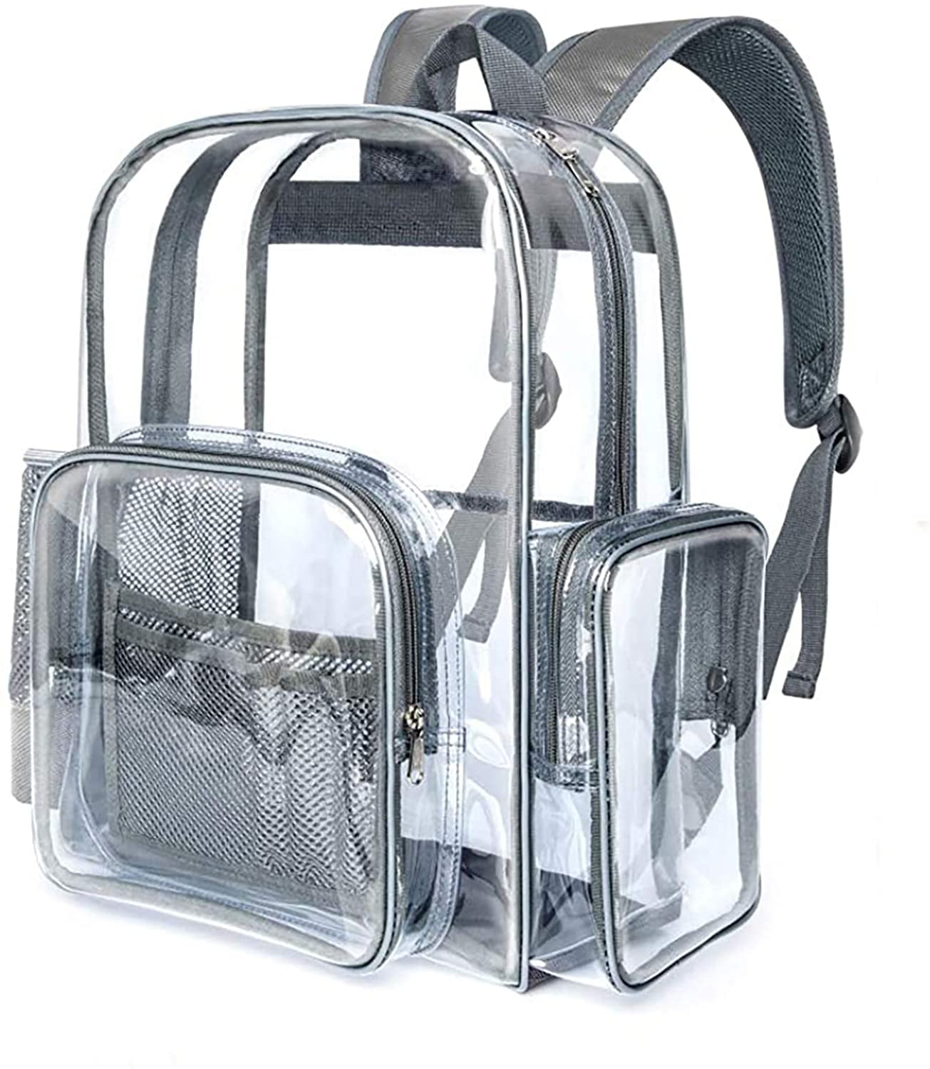 Clear Backpack, Heavy Duty Transparent Backpacks for Adults Reinforced