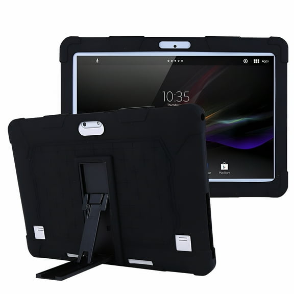 GJX 2026 New Universal Silicone Cover Case for 10 10.1 Inch Android Tablet Pc for Protection,Travel,Daily Use,Home,Office,On-The-Go,Outdoor.