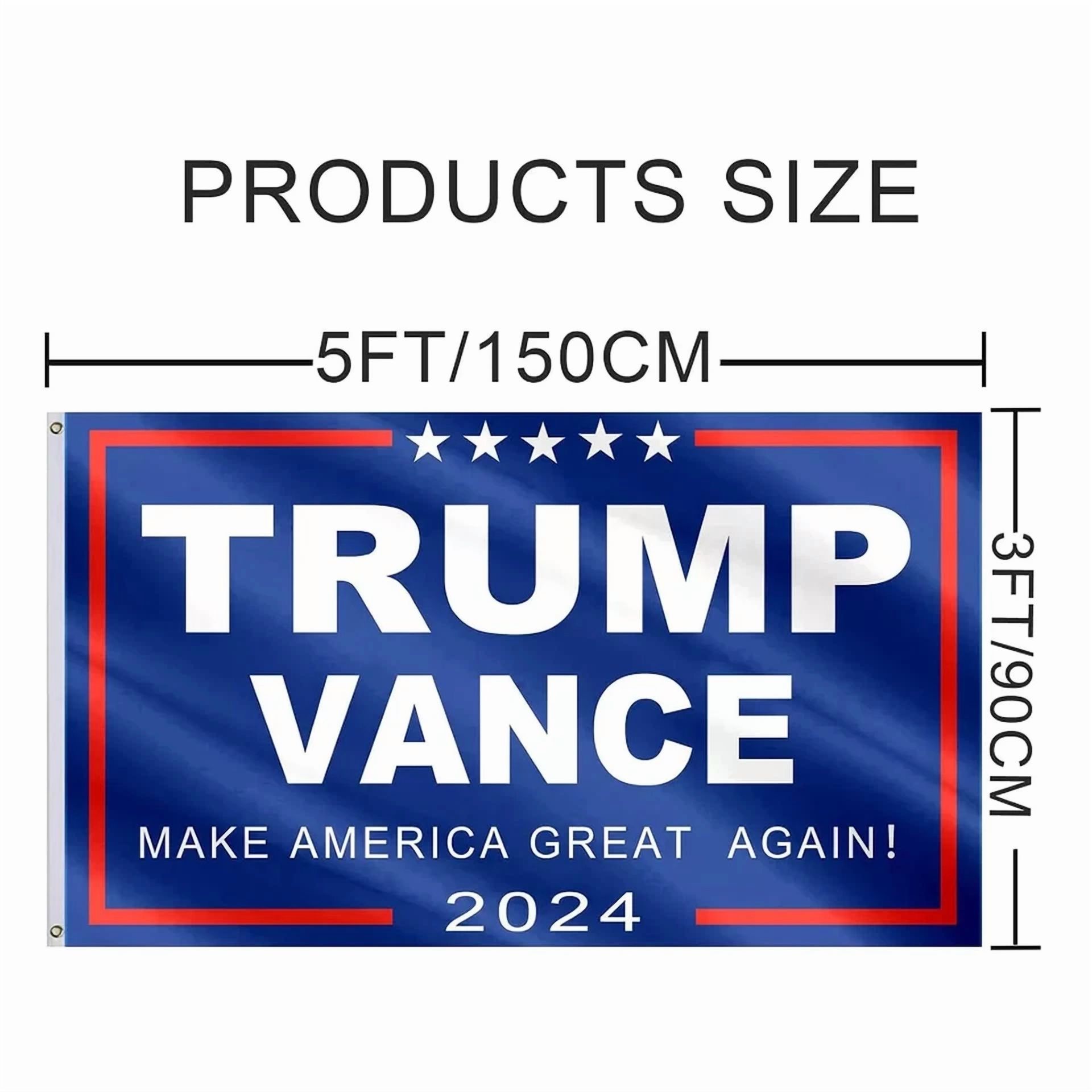 Tump Vance 2024 Flag 3X5 Ft Make America Great Again Flag 3'X5' Donald Trump