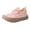Pink, variant on Breathable Lace Up Platform Sneakers Comfortable Casual Walking Shoes Lightweight Thick Soled Tennis Footwear for Women Daily Leisure Beach Date Outfit