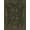 Dark Green Brown, Pattern 1, variant on Design&I 8'x10' Washable Area Rug Sleek Flatweave Pet Friendly Bird Botanical Vintage Scroll Foliage Border Moody Whimsical Refined Structured for King Size Bedroom, Under Bed
