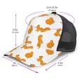 thumbnail image 2 of Lsque Cartoon Squirrel Printed Trucker Hat - Baseball Cap for Men Women - Breathable Mesh Side, Adjustable Fit - for Casual Wear, 2 of 7