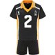 thumbnail image 3 of Hinata Shoyo Sportkleding Cosplay Middelbare escuela voleibol Club camisa pantalones cortos uniforme deportivo mujer disfraz de fiesta de Halloween, 3 of 5