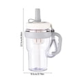 thumbnail image 3 of Clearance under $5 Usloyux Personalized Student Straw Cup with Handle, Portable Korean-style Fruit Tea Cup for Office, Home, Kitchen Reusable Coffee Cups, 3 of 6