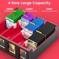 thumbnail image 3 of Caja de almacenamiento de tarjetas coleccionables Flooyes Caja de almacenamiento de tarjetas roja, 3 of 7