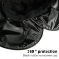 thumbnail image 3 of Sombrero de pescador de ala grande de color sólido con protección solar, de 55 a 60 cm de circunferencia, para mujer, sombrero de verano anti-ultravioleta con lazo, 3 of 5