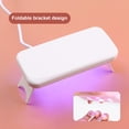 thumbnail image 2 of UV Nail Lamp Portable Mini USB Compact Foldable Easy to Use LED Light Therapy Machine Nail Polish Dryer for Travel, 2 of 8