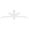 thumbnail image 2 of 84"W x 24 1/2"H x 4"D x 4"F, 7/12 Pitch, Davenport Architectural Grade PVC Gable Bracket, 2 of 8