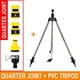thumbnail image 5 of Fiudx Aspersor de Trípode Giratorio, Diseño Telescópico de Acero Inoxidable, Rociador Ajustable de 360°, Riego Eficiente Que Ahorra Agua, Ideal para Jardín, Césped y Patio, Duradero, Fácil de Instala, 5 of 5
