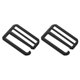 thumbnail image 1 of 2Pack Hebillas de Cinta G-Gancho, 50mm Tri-Glide Plana, Negra, 1 of 6
