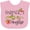 AD-Pink, variant on Inktastic Farmer's Daughter Vine with Strawberries Girls Baby Bib