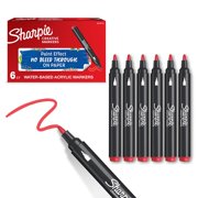 Sharpie Water-Based Creative Markers Bullet Tip Red 6/Pack (2218119)