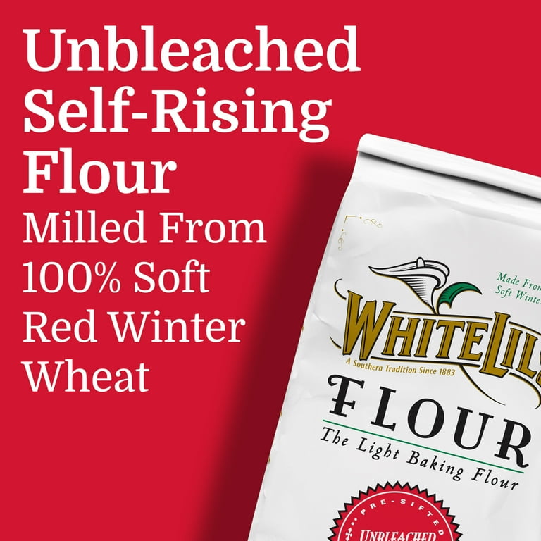 White Lily Unbleached Self Rising Flour, 5 lb Bag