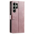 thumbnail image 4 of SaniMore for Samsung Galaxy S2 Ultra PU Leather Case, Wallet Design with Card Slots Cash Pocket [Wrist Strap] Flip kickstand Full Body Protection Magnetic Closure Business TPU Shell, Rosegold, 4 of 11