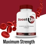(5 Pack) Boost Up Capsules, Maximum Strength Performance, Boost Up Pills for Men, All Natural Supplement BoostUp Pastillas, 5 Month Supply