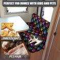 thumbnail image 5 of Yuyamidu Colorful Dog Paw RV Dinette Cushion Slipcover Washable RV Couch Covers for Sofa Soft RV Cushions Replacement for Travel Trailer Couch 2 Pcs Camper Couch Cushion Covers, 5 of 7