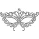 thumbnail image 1 of Nupcial Rhinestone Mascarada Máscara de ojos Bola Fiesta de Halloween Princesa de Halloween Máscara de diamantes, 1 of 5