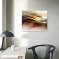 thumbnail image 4 of Nawypu Large Abstract Canvas Print Artwork Brown Beige Waves Canvas Wall Art Framed Modern Abstract Art Painting Decor for Living Room, Bedroom, Office, 4 of 6