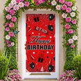 thumbnail image 5 of Red Decorative Birthday Banner Party Backdrop with Banners for Event Celebration Kids Party Indoor Decoration, 5 of 9