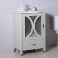 thumbnail image 4 of Bellaterra Home 24 in Single sink vanity-manufactured wood-light gray, 4 of 4