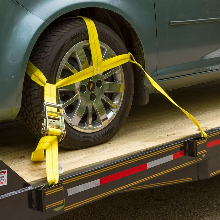 Car trailer on sale tie down points