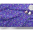 thumbnail image 3 of Soimoi Poly Georgette Fabric Coral & Seashell Ocean Printed Fabric 1 Yard 52 Inch Wide, 3 of 3