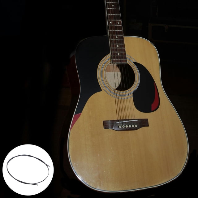 BESTYASH Tira De Para Guitarra De Plástico Con Acabado Negro Elegante Para Protección Y Reparación
