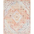 thumbnail image 3 of Unique Loom Dumbo Brighton Rug Orange/Beige 8' x 10' Rectangle Medallion Bohemian Perfect For Living Room Bed Room Dining Room Office, 3 of 7