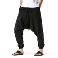 thumbnail image 6 of YUELONGHU Adult Men Casual Pants Baggy Cargo Pants Men Khaki Men's Japanese Loose Flying Pants Large Fashion Casual Sports Leggings, 6 of 8