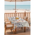 thumbnail image 2 of Outdoor Tablecloths with Umbrella Hole & Zipper, Spring Floral Tablecloth Rectangle 60x84 Inch, Elegant Pastoral Flowers Watercolor Botanical Waterproof Table Cloth, Patio/Pool/Picnic Table Covers, 2 of 8