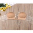 thumbnail image 3 of CNKOO AAOMASSR Ladies Strapless Adhesive Bra Deep U-Shaped Invisible Open Back Bra Suitable for Open Back Dresses, 3 of 6