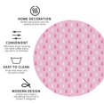 thumbnail image 4 of Pofeuu Breast Cancer Awareness5 Print Leather Coasters Set of 6, Round Cups Mugs Mat Pad for Home Kitchen Heat Resistant Drink Coasters,Round Shape, 4 of 7