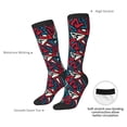 thumbnail image 6 of Fotbe Geometric Elements print Women's Men's Novelty Crew Socks Cotton Socks Knee High Socks for Walking,Running,Nurses,Pregnancy, 6 of 8