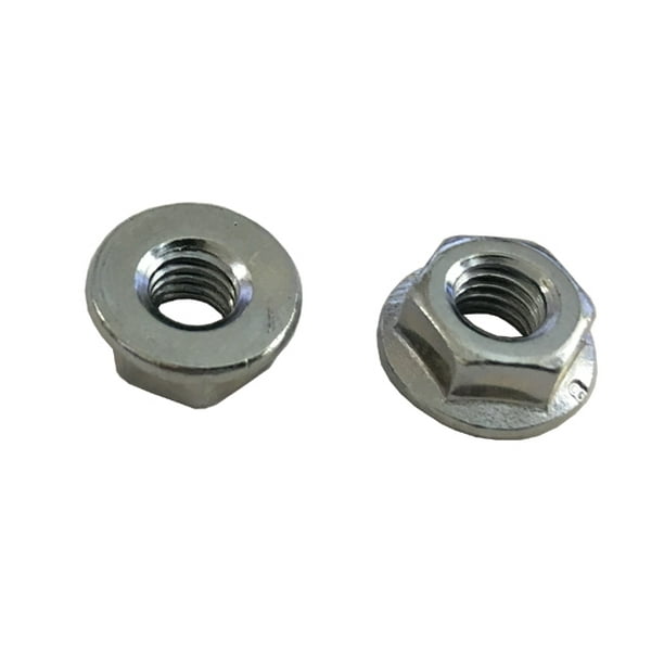 50 M6 1.0 Hexagon Flange Nut Non Serrated Class 8 Zinc. DIN 6923