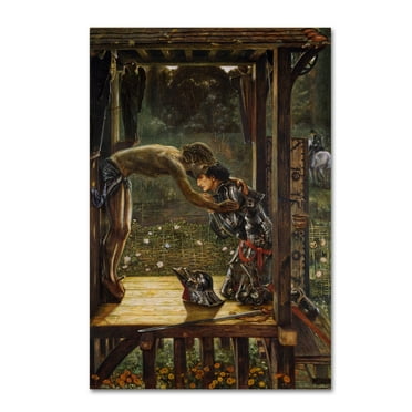Trademark Fine Art 'The Merciful Knight' Canvas Art by Edward Burne-Jones