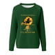thumbnail image 4 of Women's Casual Fashion Halloween Print Long Sleeve Sweatshirts Pullover Top, 4 of 5
