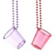 thumbnail image 4 of 12 Pieces Bridal Shot Glass Necklace, Team Bride Shot Glass Chain, Bridal Plastic Cups Beads 100% New, 4 of 4