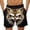 Black, variant on Mens Swim Trunks Funny Cat Printed Beach Board Shorts Summer Athletic Running Shorts with Pockets