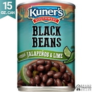 Kuner's Southwest Black Beans with Mild Jalapenos and Lime 15 oz. Can