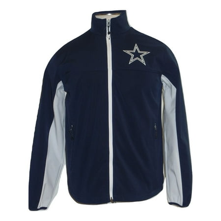 Dallas Cowboys Mens Jackets - Dallas Cowboys Mens Navy White 3 layer Softshell Jacket