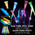 thumbnail image 4 of Varitas de fibra óptica OceanWings de 7 pulgadas con iluminación para fiestas, 100 unidades, 4 of 7
