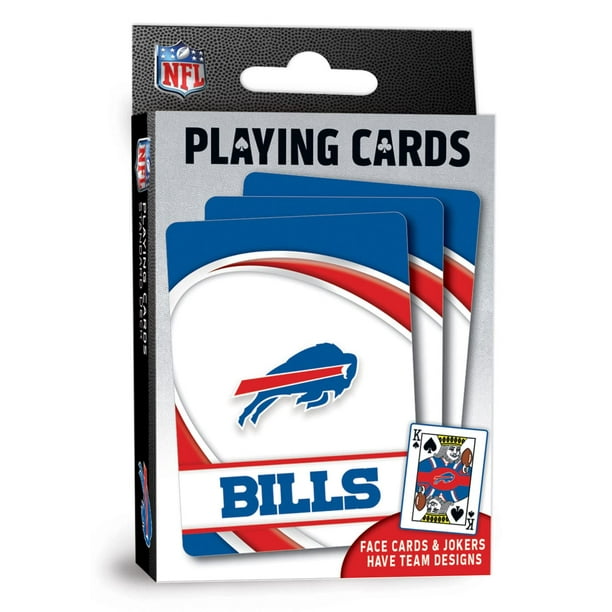 Baraja de fútbol de los Buffalo Bills de Playing Cards MasterPieces NFL