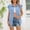 Blue, variant on Oplxuo Womens Short Sleeve Shirts Plaid Button Down Blouse Dressy Casual 2026 Summer Spring Business Gingham Work Tops
