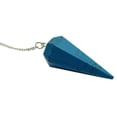 thumbnail image 3 of Harmonize Turquoise 6 Sided Faceted Balancing Dowsing Reiki Healing Crystal Pendulum, 3 of 4