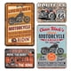 thumbnail image 1 of KIt Pintura Hierro Rectangular Placa Metal Vintage para Motocicleta 20x30cm 4 Uds., 1 of 9