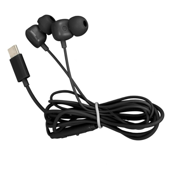 USB Type C Earphones, Wired Earbuds Noise Canceling Stereo, In Ear Earbuds Headphones With Microphone Suitable For Most Type C Interface Headphones