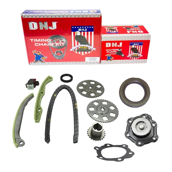 DNJ TK312WP Timing Chain Kit with Water Pump Fits Cars & Trucks 99-02 Saturn 1.9L L4 DOHC 16V